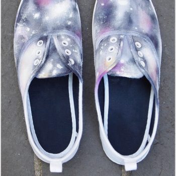 Galaxy Print Shoes