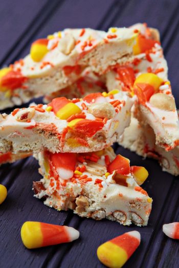 Halloween Candy Corn Bark | Fun Family Crafts