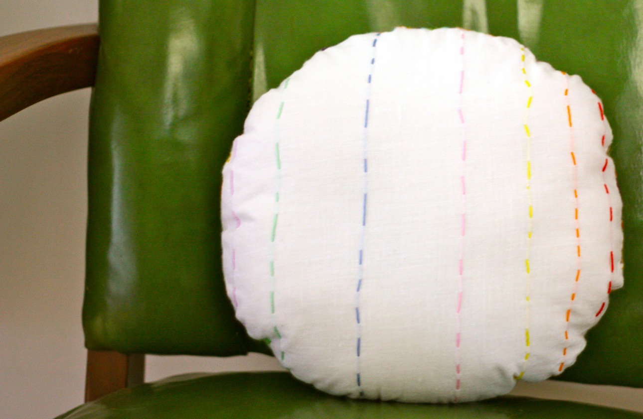 Sew and Embroidered Pillow Fun Family Crafts