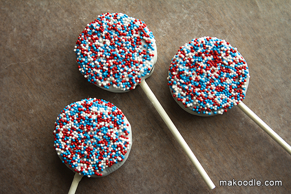 Patriotic Oreo Pops Fun Family Crafts