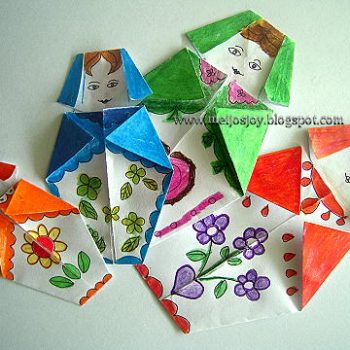 Origami Babushka Doll