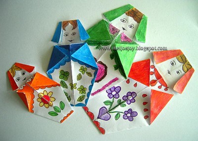 Origami Babushka Doll