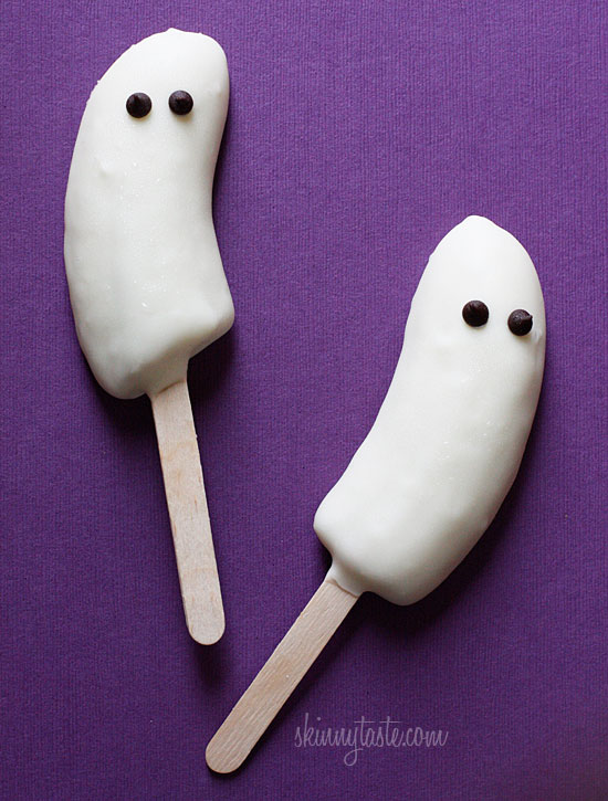 Frozen Banana Ghost Pops Fun Family Crafts