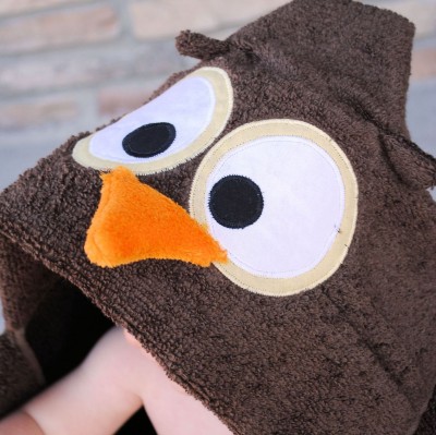 Hooded Owl Towel