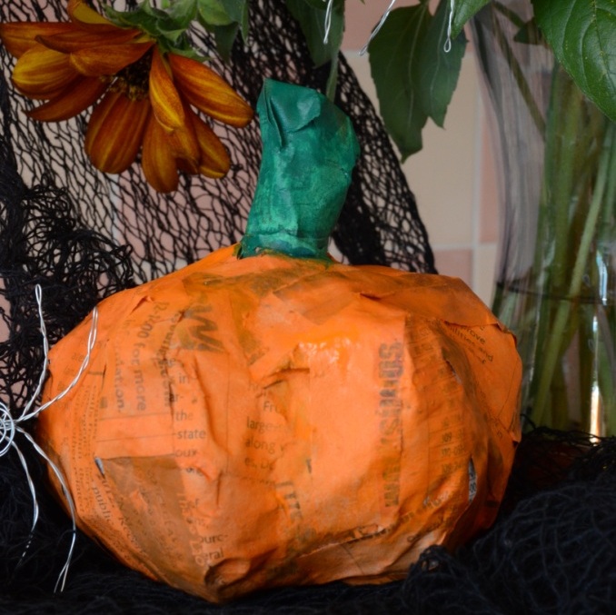 Papier Mache Pumpkin | Fun Family Crafts