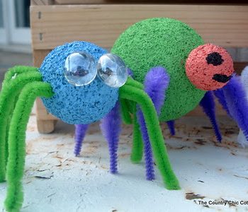 Styrofoam Ball Spiders