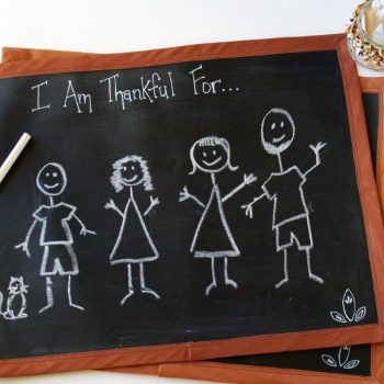 Thanksgiving Chalkboard Placemats
