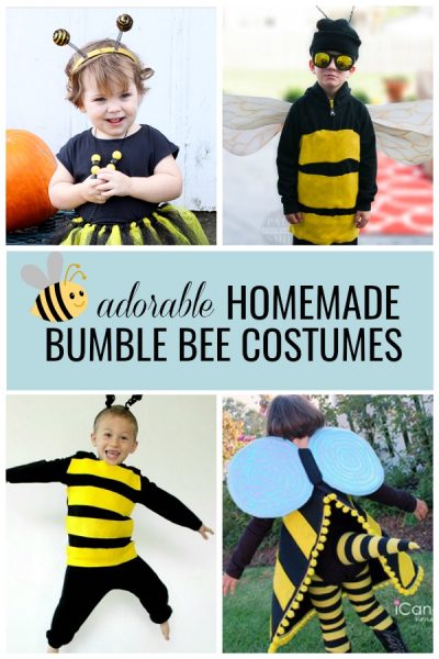 homemade bumble bee costumes for kids