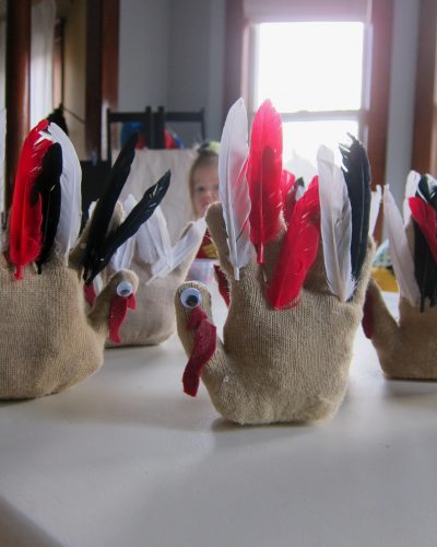 Stuffed Glove Turkeys
