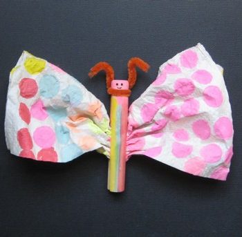 Paper Towel Butterfly
