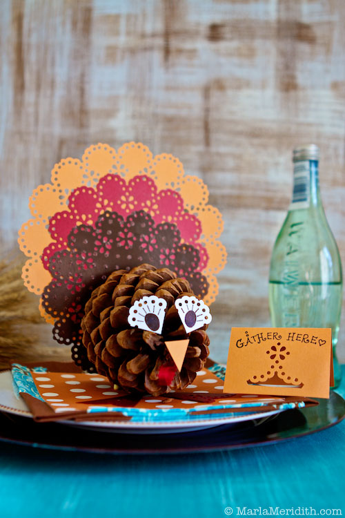 Pinecone Turkey Centerpieces | Fun Family Crafts