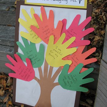 Handprint Thanksgiving Tree