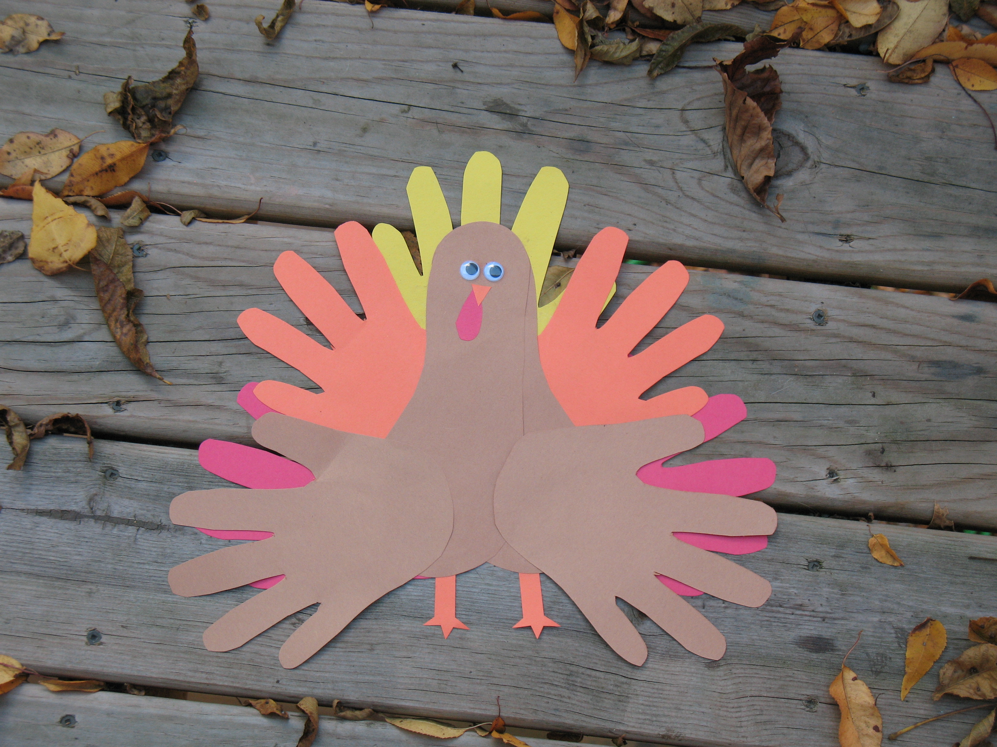 Hands and Feet Paper Turkey | Fun Family Crafts