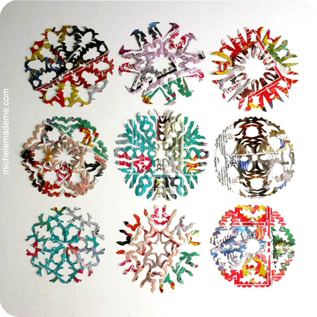 Pretty Paper Snowflakes | Fun Family Crafts