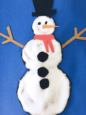 Shaving Cream Snowman | Fun Family Crafts