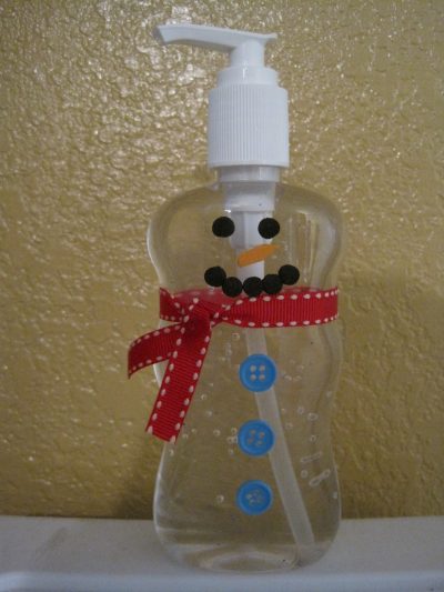 Snowman Hand Sanitizer