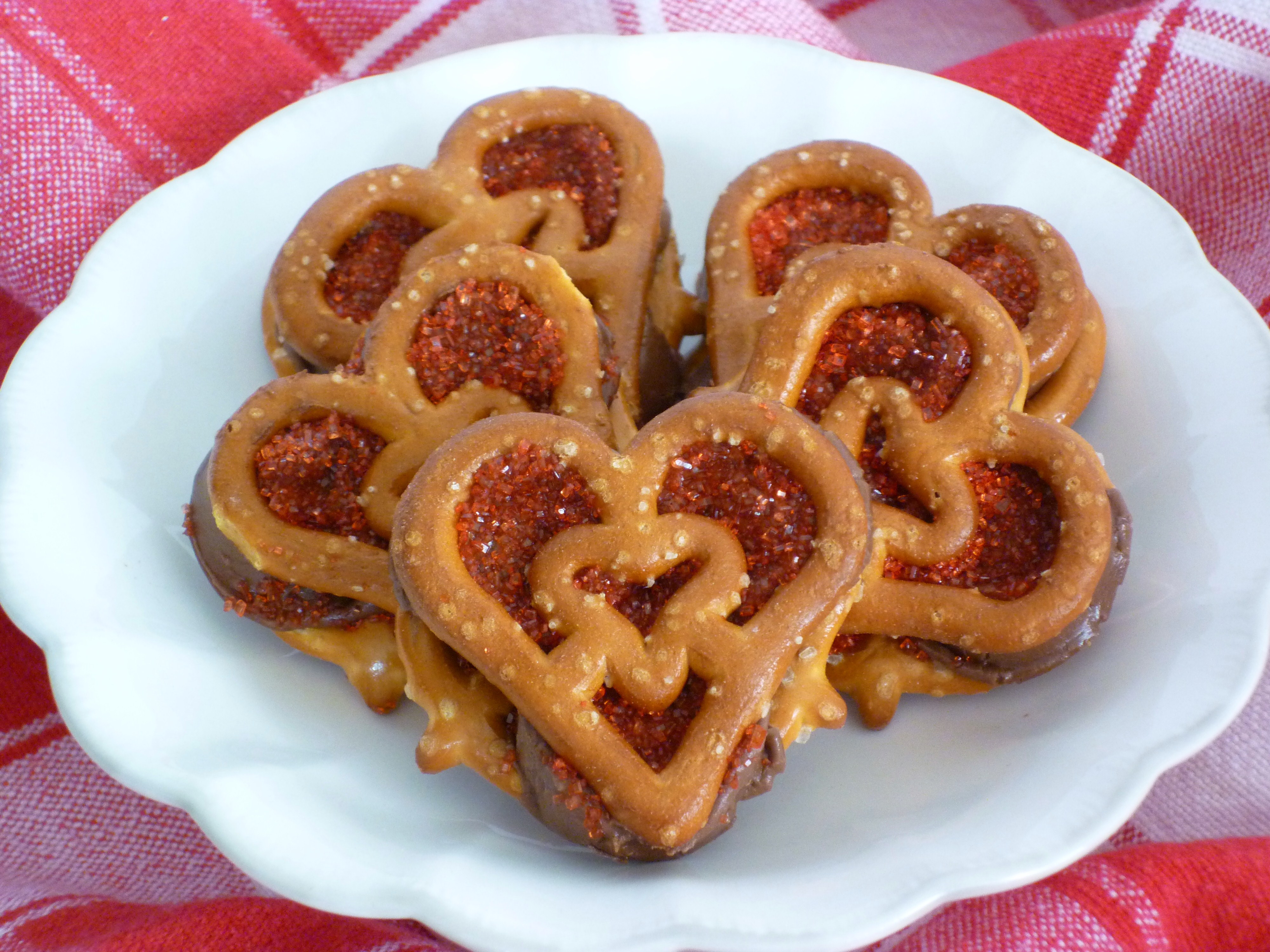 Valentine Heart Pretzels | Fun Family Crafts