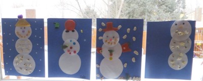 Textured Snowmen