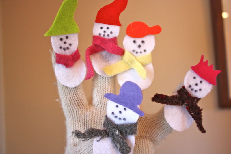 Snowman best sale hand puppet