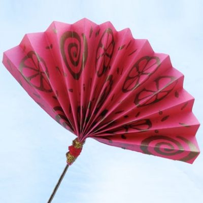 Chinese New Year Paper Fan
