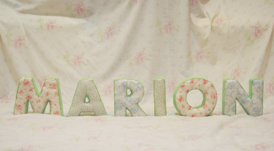 No Sew Fabric Letters