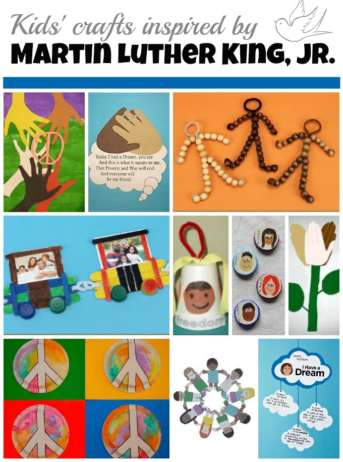 Martin Luther King Jr. Day Crafts for Kids Fun Family Crafts