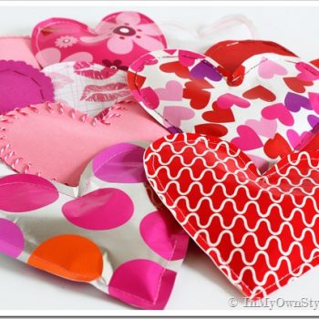 Paper Valentine Candy-Filled Hearts