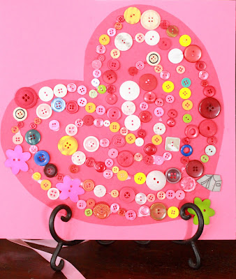 Button Valentine Heart