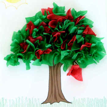 Tissue Paper Cherry Tree