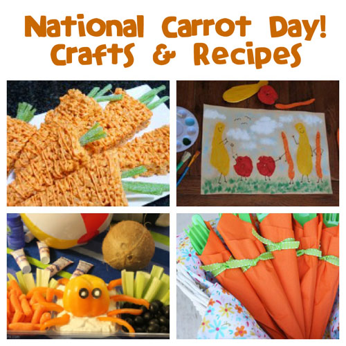 National Carrot Day is February 3rd! Fun Family Crafts