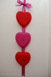 Family is Love Wall Hanging | Fun Family Crafts