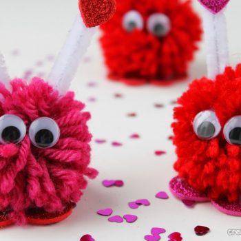 Valentine Pom Pom Monsters