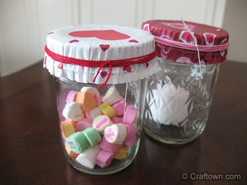 Valentine Gift Jars | Fun Family Crafts