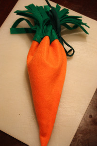 Felt Carrot Bag