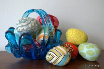 Scrap Fabric Easter Eggs