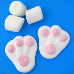 Marshmallow Easter Bunny Paws