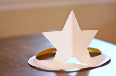 Paper Plate Star Hat