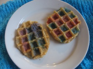 Paint and Eat Easter Waffles