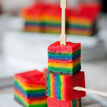 Rainbow Cake Cubes