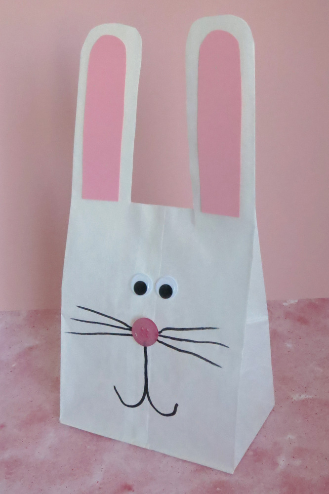 Free Printable Paper Bag Bunny Puppet Templates Bunny Rabbit Paper