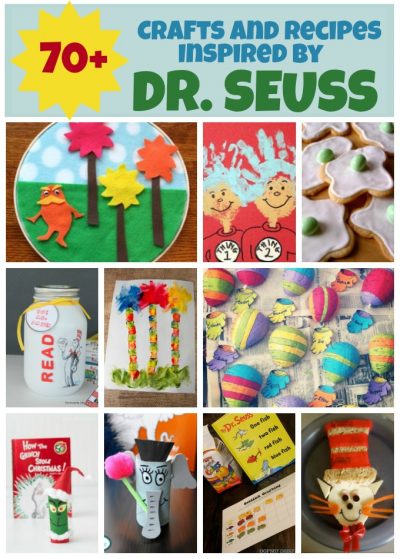 Dr Seuss crafts and recipes for kids