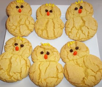 Easter Chick Cookies