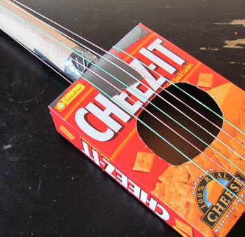 Recycled Box Guitar