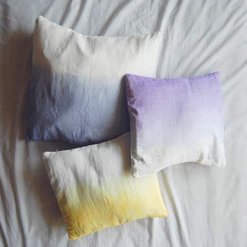 Dip Dye Pillow Covers Fun Family Crafts