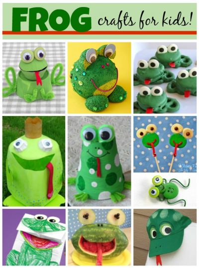 Frog foam puppet