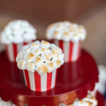 Tub of Popcorn Cupcakes