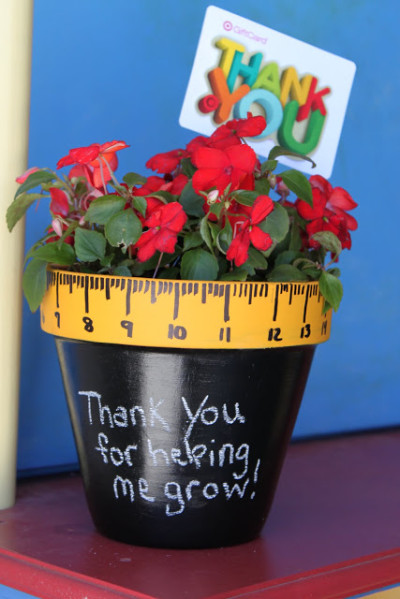 'Thanks for Helping Me Grow' Flowerpot