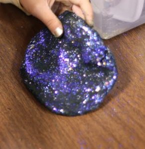 galaxy playdough no cook