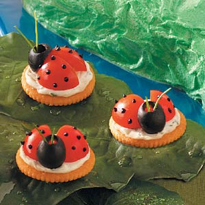 Ladybug Appetizers