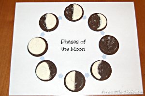 Phases of the Moon with Oreos
